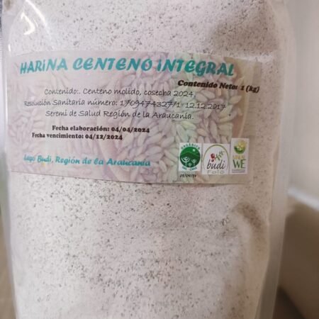 harina integral de centeno